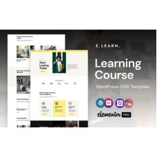 E-Learn -  Online Learning Courses WordPress Elementor Theme