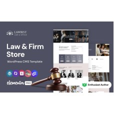 Lawrist - Law Firm And Lawyer  WordPress Elementor Theme