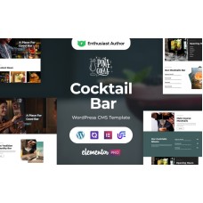 Pina Colaa - Cocktail Bar WordPress Elementor theme