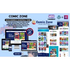 Comic Zone  Woocommerce theme for Comic stores, Bookstores,  Anime & Manga Stories news portal