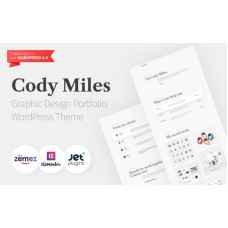 Codi Miles - Graphic Design Portfolio Websites to Grow Your Business WordPress Theme