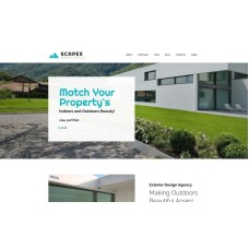 Scapex - Exterior Designer Portfolio WordPress Theme