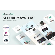 Ikcon Tech - Security System WordPress Theme