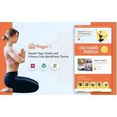 Yogafit Yoga Studio and Fitness Club WordPress Theme