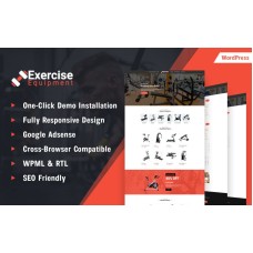Fitness and Exercise Equipment Store WordPress Theme