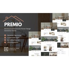 Premio - Minimal Architecture & Interior Design Elementor theme