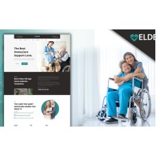 Powar-Eldee Elderly House Care Landing Page WordPress Theme