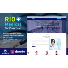 Rio-Medical - Medical Center Landing Page WordPress Theme