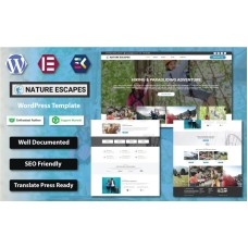 Nature Escapes - Hiking, Skiing & Paragliding WordPress Template