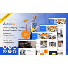 Cleanmac - Cleaning Company and Cleaning Services Wordpress Theme