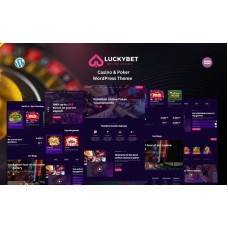 Lucky Bet - Casino & Poker WordPress Theme