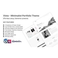Vista - Minimalist Portfolio Theme