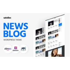 Satellex - News Blog Multipurpose Classic WordPress Theme