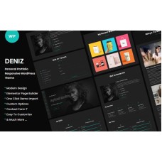 Deniz – Personal Portfolio WordPress Theme