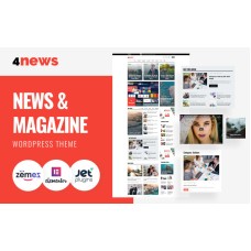 4News - News & Magazine WordPress Elementor Theme