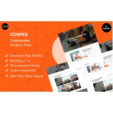 Confex - Construction Wordpress Theme