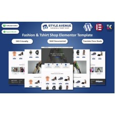 Style Avenue - Fashion & Tshirt Shop WordPress Elementor Template