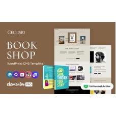Cellieri - Book Author Multipurpose WordPress Elementor Theme