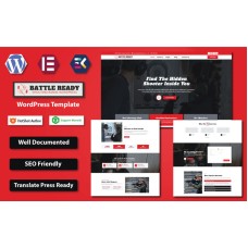 Battle Ready - Shooting Range & Weapon Training WordPress Elementor Template