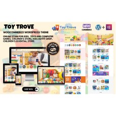 Toy Trove - WooCommerce Elementor WordPress theme for kids' toys, apparel, gift items, and more.