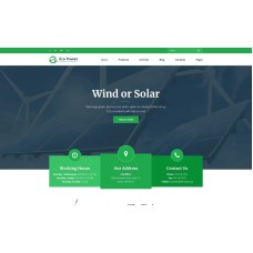 EcoPower - Alternative Power & Solar Energy WordPress Theme