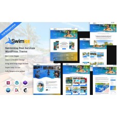 Swimice - Swimming Pool Services WordPress Theme