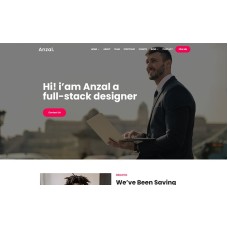Anzal - Personal Portfolio WordPress Theme