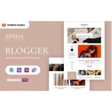 Zinda - Fashion Blog WordPress Elementor Theme