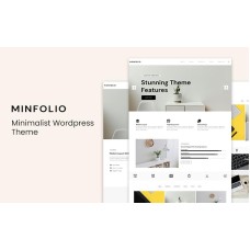 Minfolio - Minimalist Wordpress Theme
