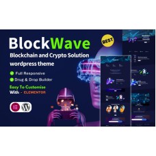 Blcokwave Crypto solution wordpress theme