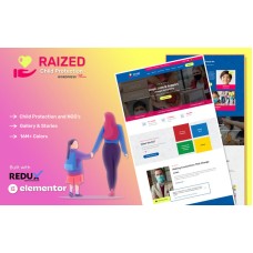 Raized - Non-Profit Charity Organization WordPress Theme