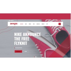 Snykers Sports Shop WordPress Theme