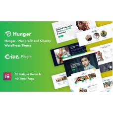 Hunger - Nonprofit and Charity Responsive WordPress Theme