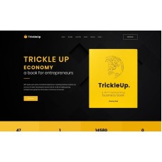 One Page E-book Landing WordPress Theme