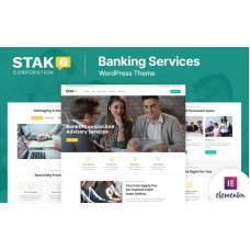 Stak - Banking, Loan Business and Finance WordPress Theme