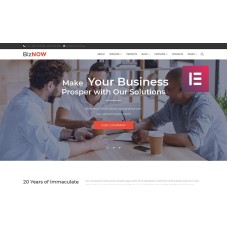 Biznow - Business Consulting WordPress Elementor Theme