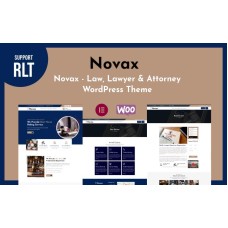 Novax - Law, Lawyer & Attorney WordPress Theme