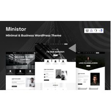 Ministor - Minimal and Business  Responsive WordPress Theme