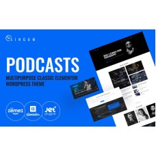 Singum - Podcaster Multipurpose Classic WordPress Elementor Theme
