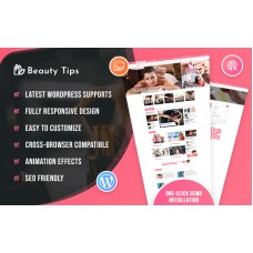 Beauty Tips Blog WordPress Theme