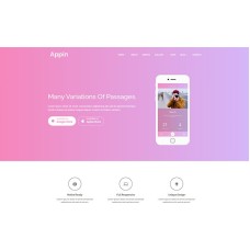 Appin - Apps Responsive WordPress Theme