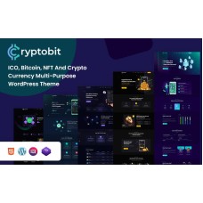 Cryptobit - Financial Technology & Crypto Currency  WordPress Theme