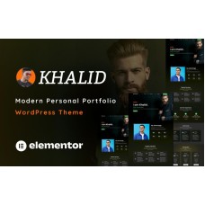 Khalid - One Page Portfolio WordPress Theme