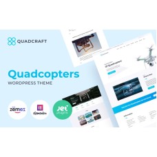 Quadcraft - Drone Startup WordPress Theme