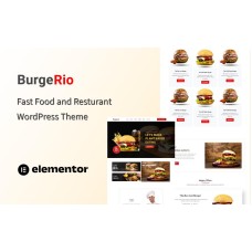 Burger - Fast Food and Restaurant One Page WordPress Theme