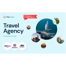TopTravel - WordPress Theme Travel Agency Booking Template