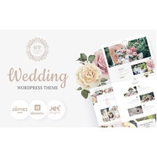 Belle Fleur - Wedding Landing WordPress Elementor Theme
