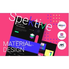 Spektive - Legible And Neat Material Design WordPress Theme