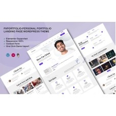 Pxportfolio - Personal Portfolio Landing page WordPress Theme