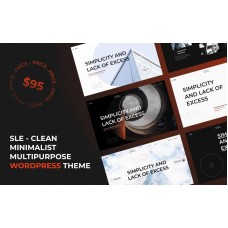 SLE - Clean Minimalist Multipurpose WordPress theme